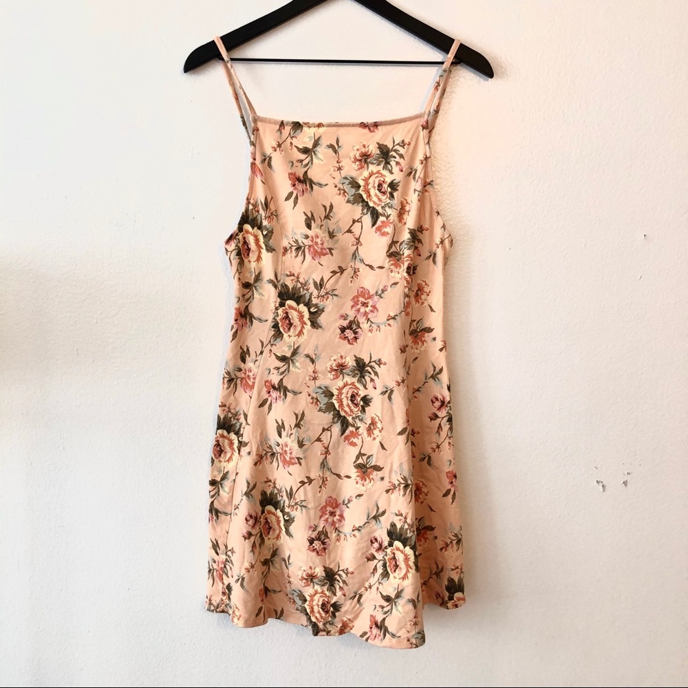 Kimchi Blue Open Back Sundress in Floral Print